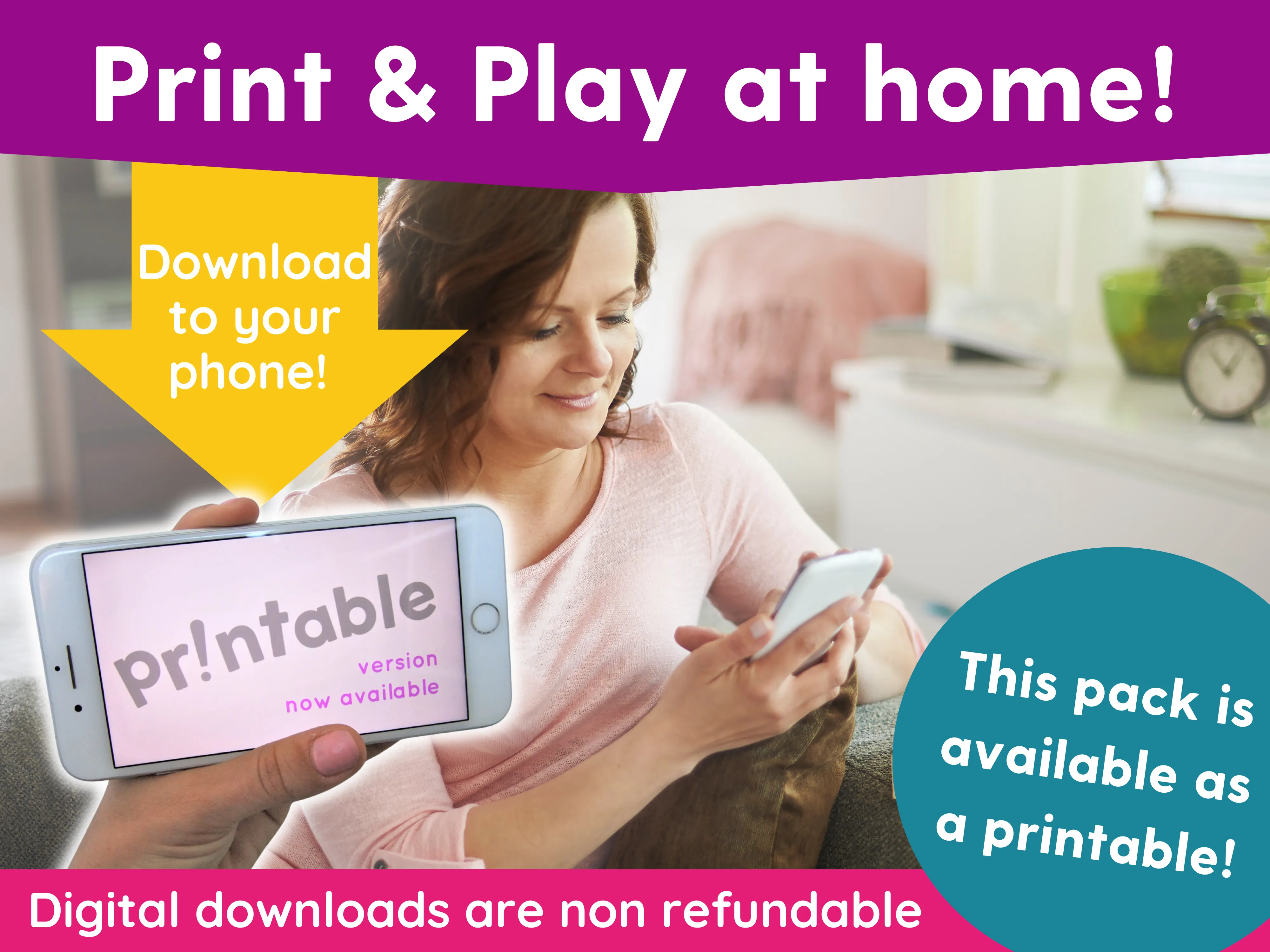 A-Z of playPROMPTS printable activity cards for kids aged 1 