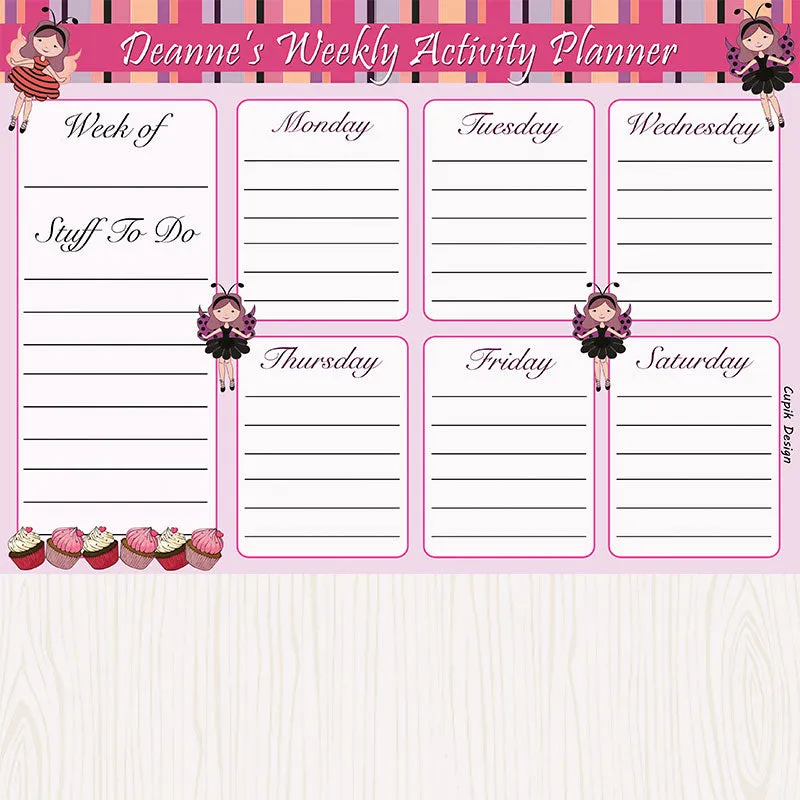 Activity Planner - Angels, Set of 50