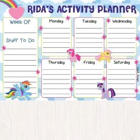 Activity Planner -  My Little Pony, Set of 50