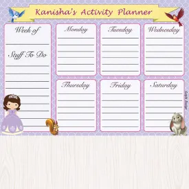 Activity Planner - Sofia, Set of 50