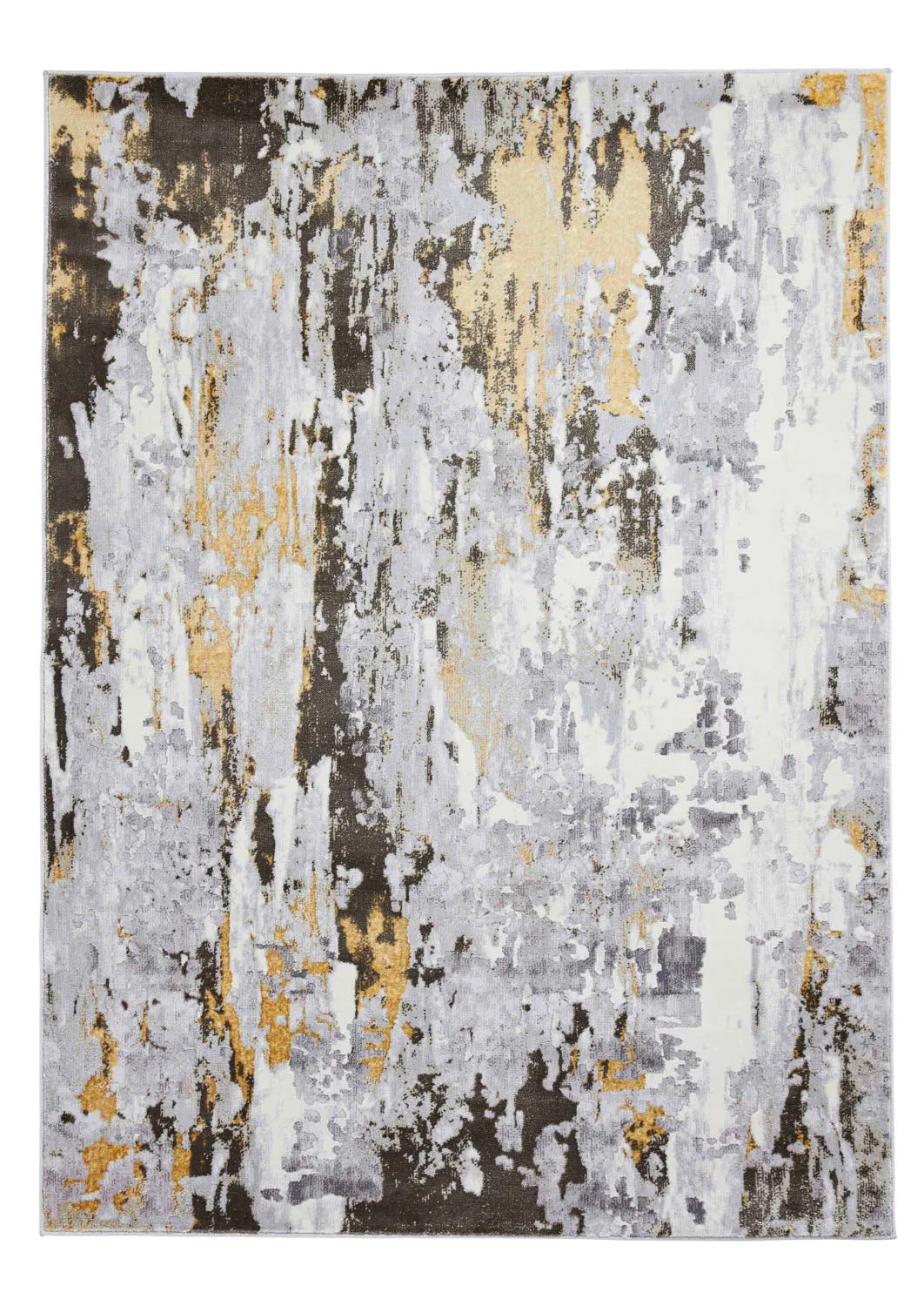 Apollo GR580 Grey/Gold Rug