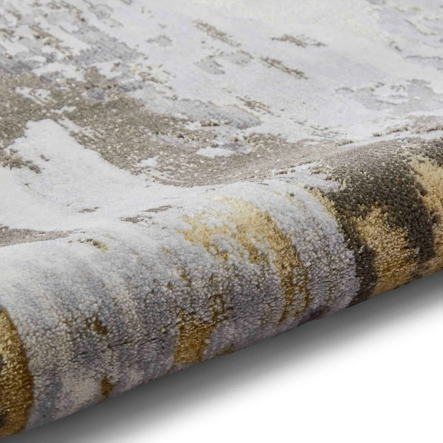Apollo GR580 Grey/Gold Rug