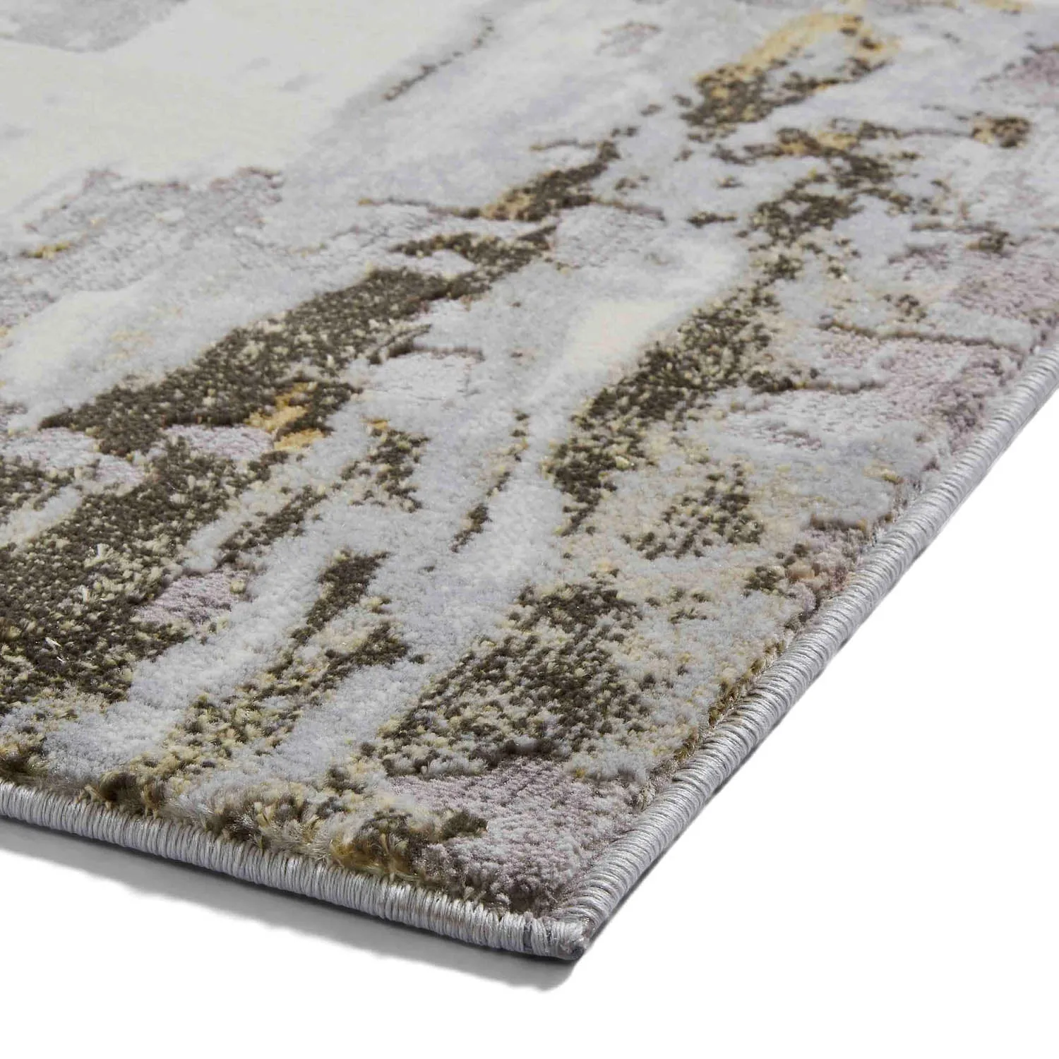 Apollo GR580 Grey/Gold Rug