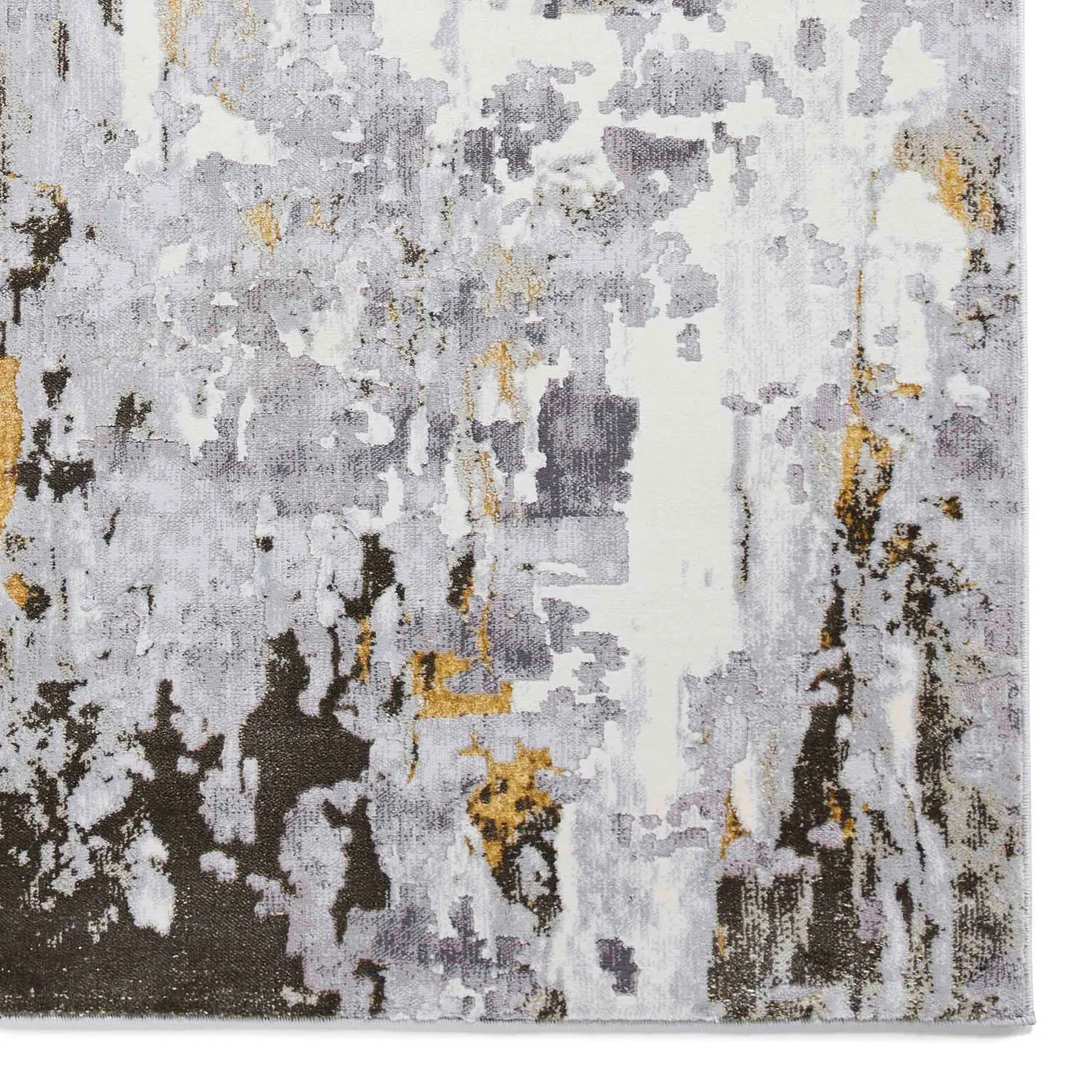 Apollo GR580 Grey/Gold Rug