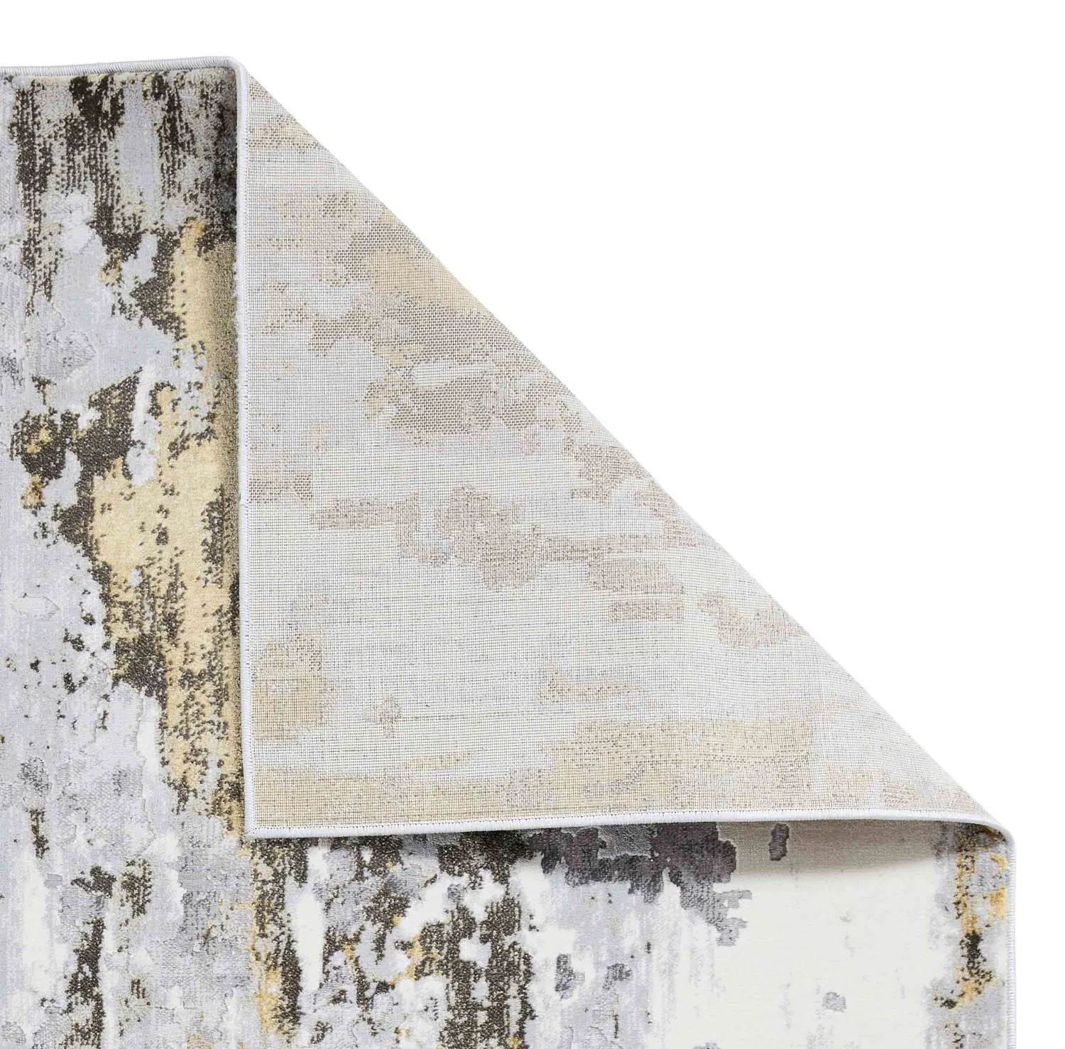 Apollo GR580 Grey/Gold Rug