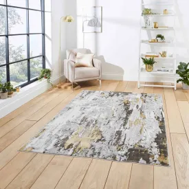 Apollo GR580 Grey/Gold Rug