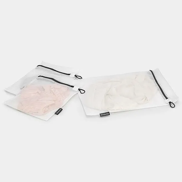 Brabantia Clothes Wash Bag Pack of 3 - White | 149221