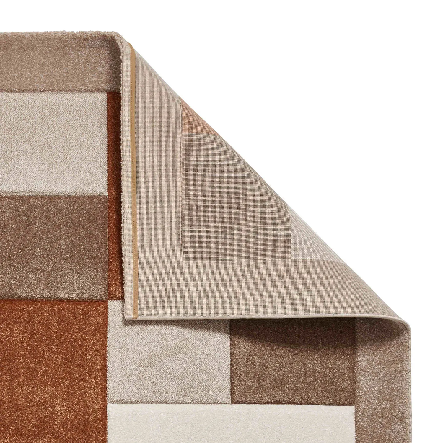 Brooklyn BRK04 Beige/Terracotta Rug