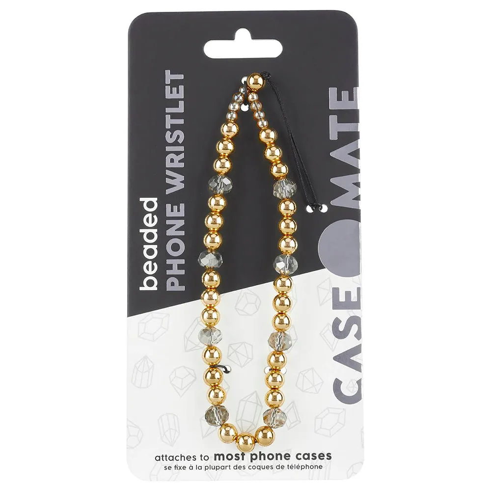 Case-Mate Universal Beaded Wristlet - Golden Crystal - Gold/Gray