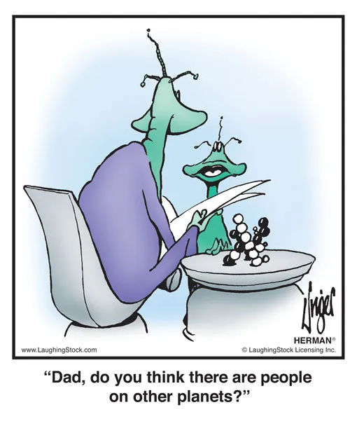 Dad, do you think there are people on other planets?