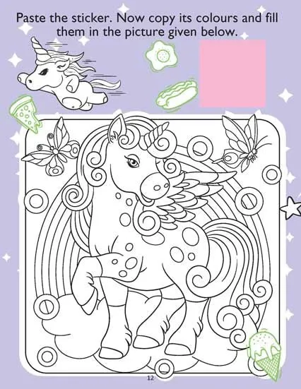 Dreamland Publications My Magical Unicorn Sticker And Activity Books