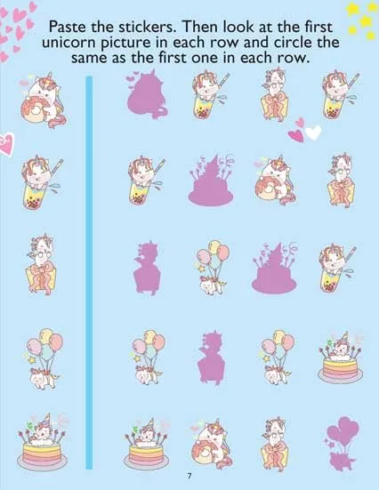 Dreamland Publications My Magical Unicorn Sticker And Activity Books