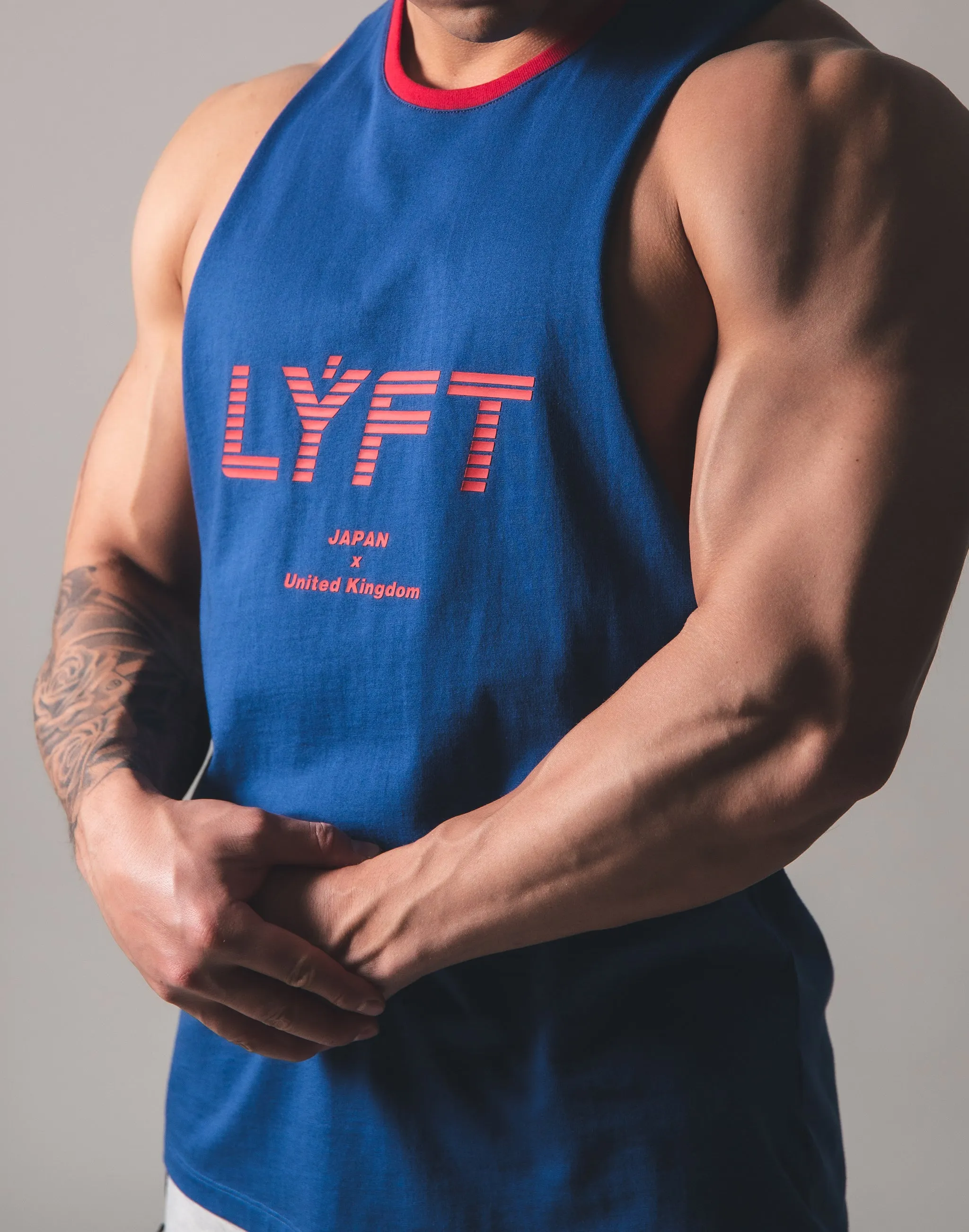 Drop Shoulder Tanktop - Blue