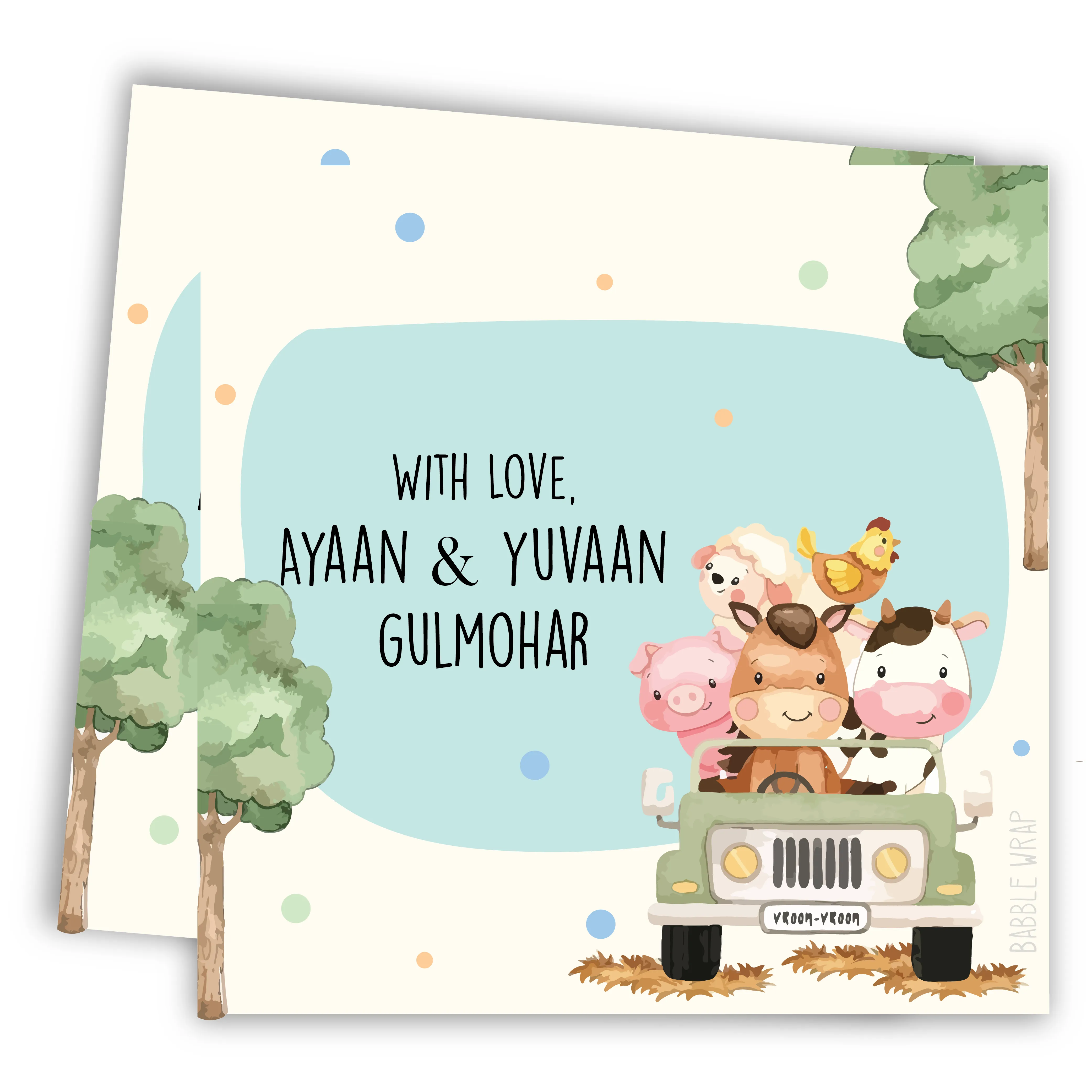 Gift Tag - Animal Adventure (Set of 24)