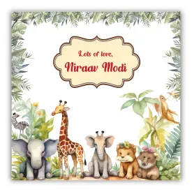 Gift Tag - Animal Kingdom (Set of 24)