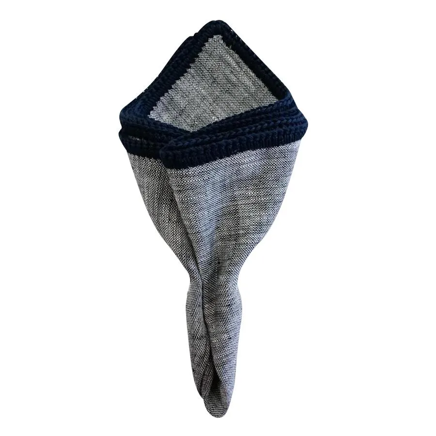 Gunmetal Grigio with Navy Blue Signature Borders