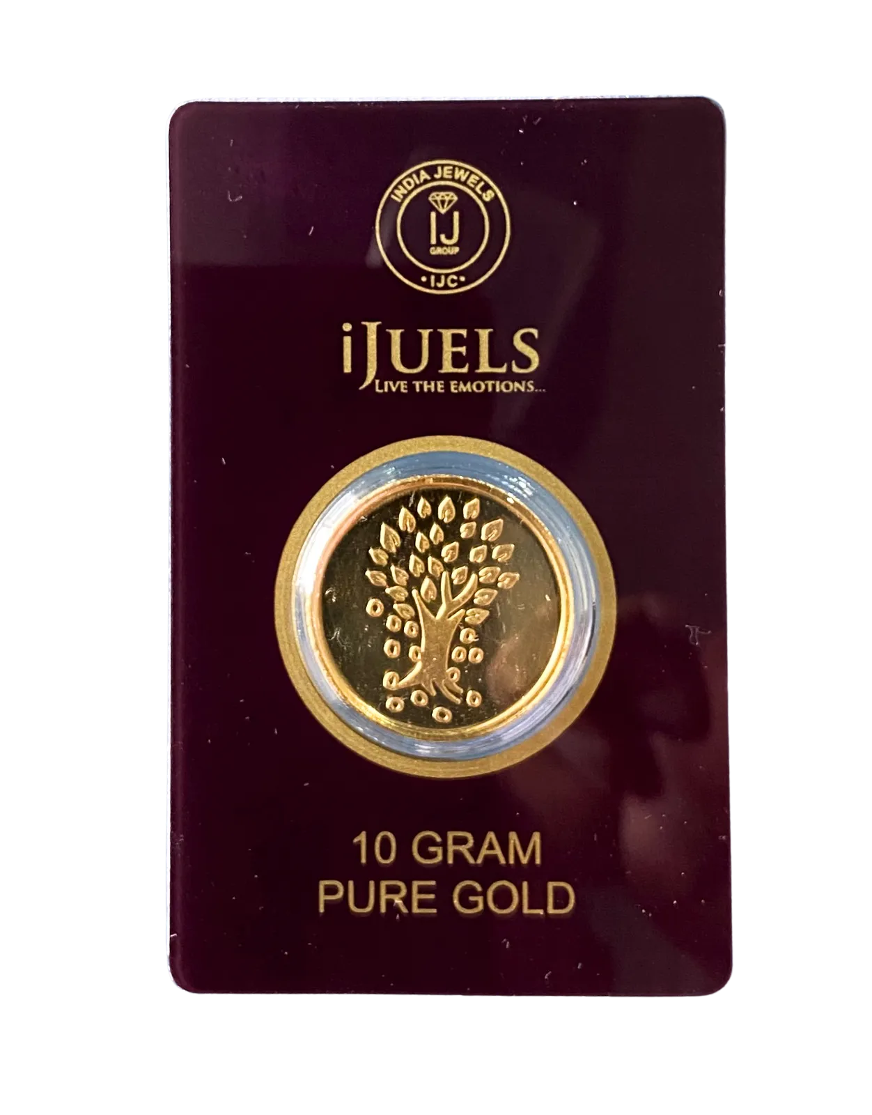 iJuels 10 gram pure gold coin 995 with certificate
