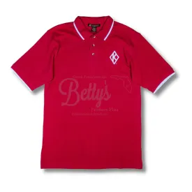 Kappa Alpha Psi ΚΑΨ Floating K Embroidered Piqué Polo Shirt with Contrast Tip