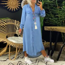 LILLA - DENIM DRESS