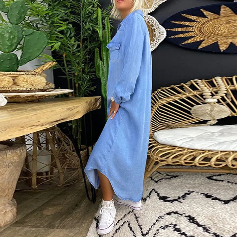 LILLA - DENIM DRESS