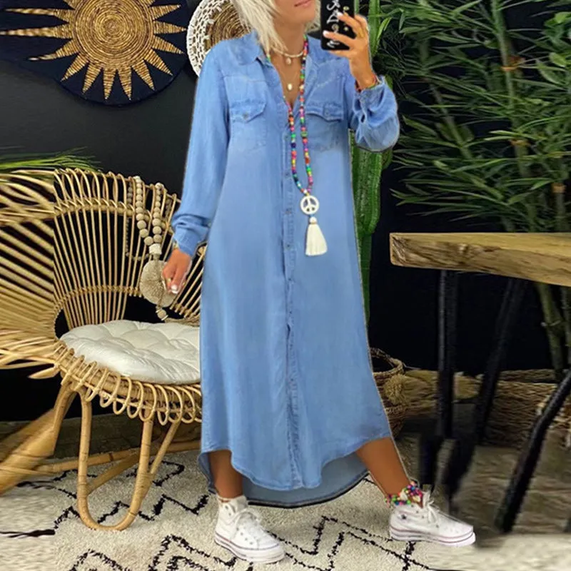 LILLA - DENIM DRESS