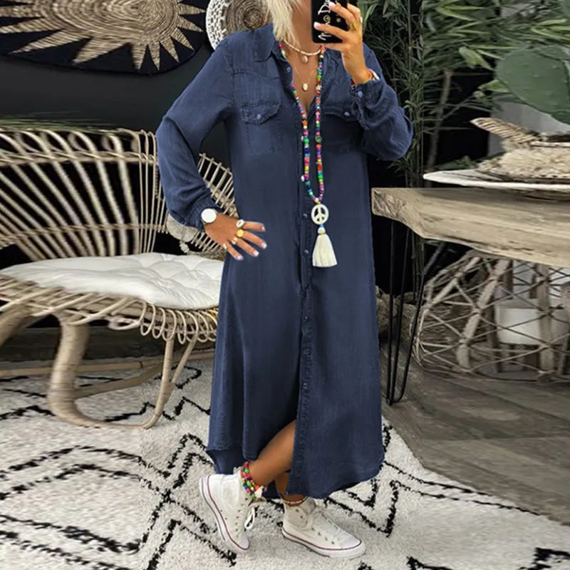 LILLA - DENIM DRESS