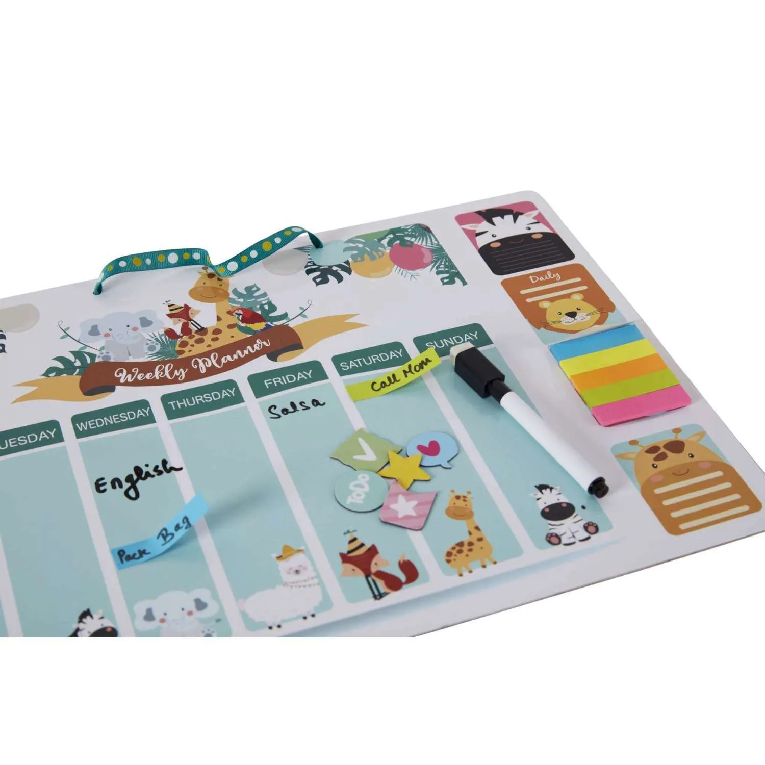 Magnetic Planner - Happy Animals