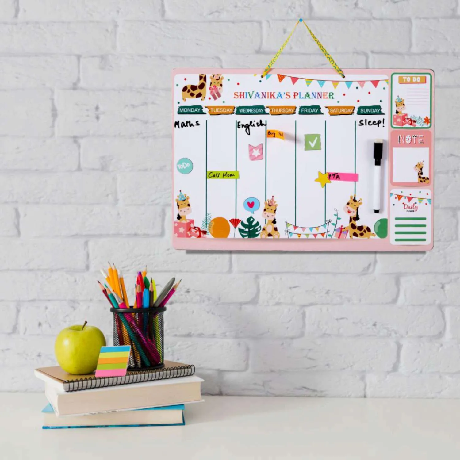 Magnetic Planner - Happy Giraffe