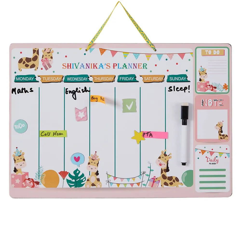 Magnetic Planner - Happy Giraffe