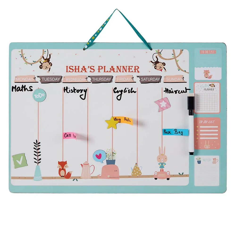 Magnetic Planner - Swinging Monkey