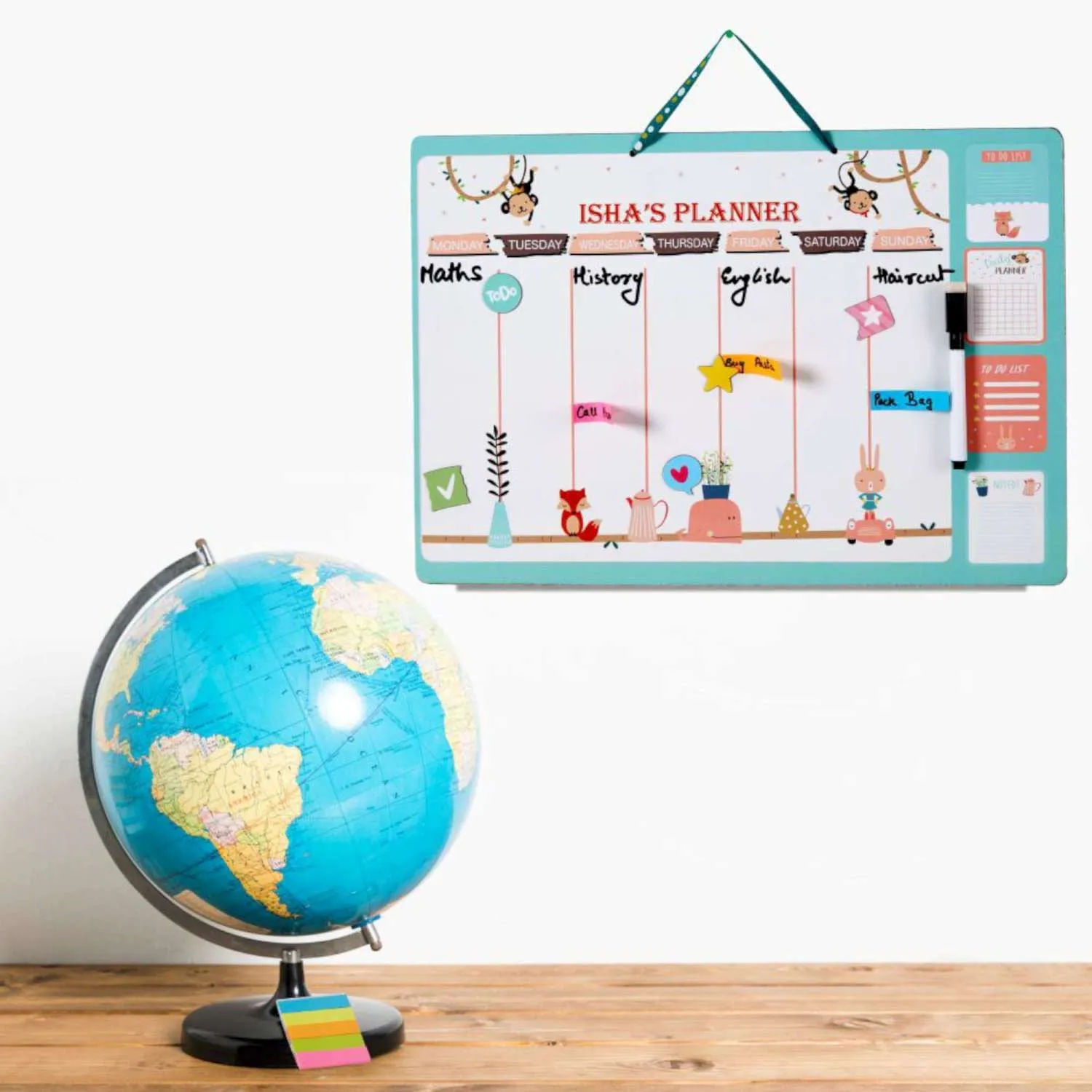 Magnetic Planner - Swinging Monkey