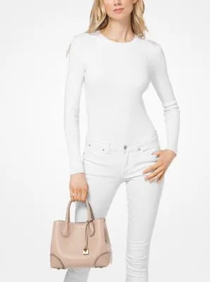 Mercer Gallery Small Pebbled Leather Satchel