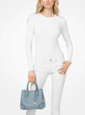 Mercer Gallery Small Pebbled Leather Satchel