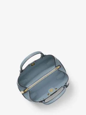 Mercer Gallery Small Pebbled Leather Satchel