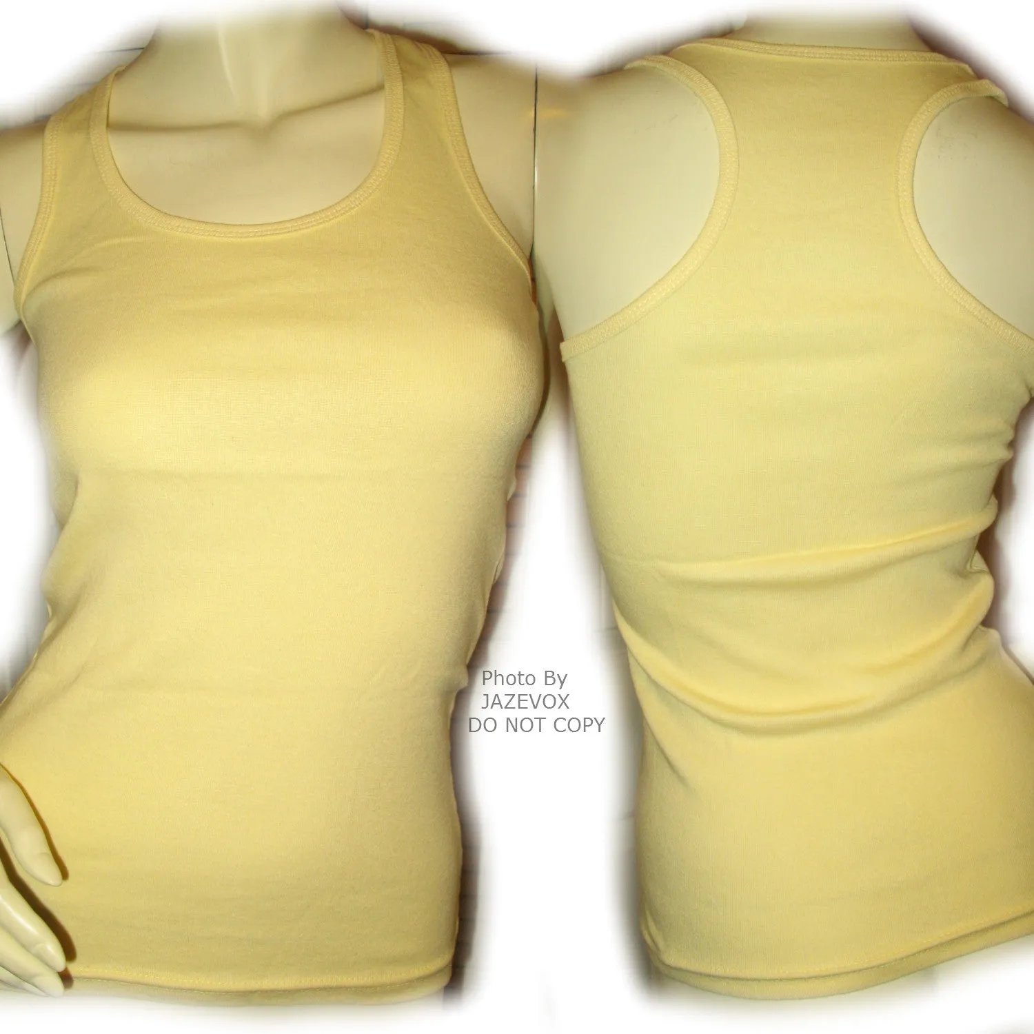 NEW Womens Solid Color Plain SLEEVELESS TANK TOP Racerback Shirt Summer Tops Clothes Clothing