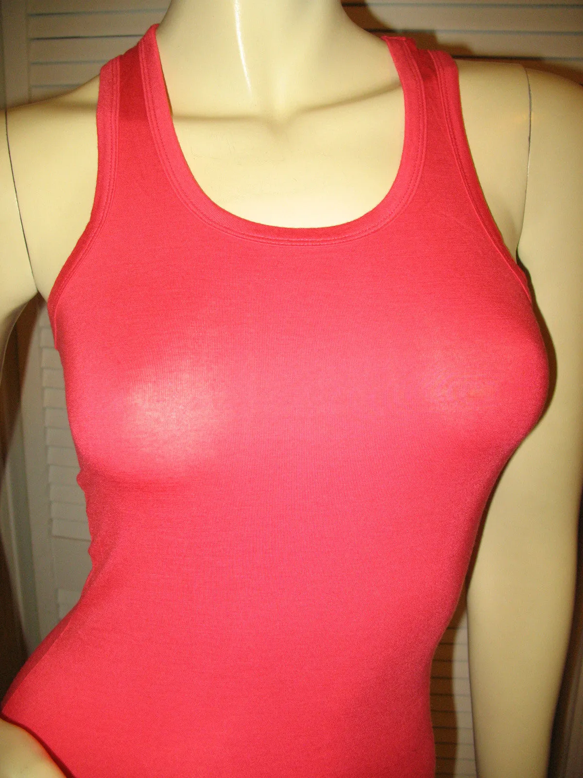 NEW Womens Solid Color Plain SLEEVELESS TANK TOP Racerback Shirt Summer Tops Clothes Clothing