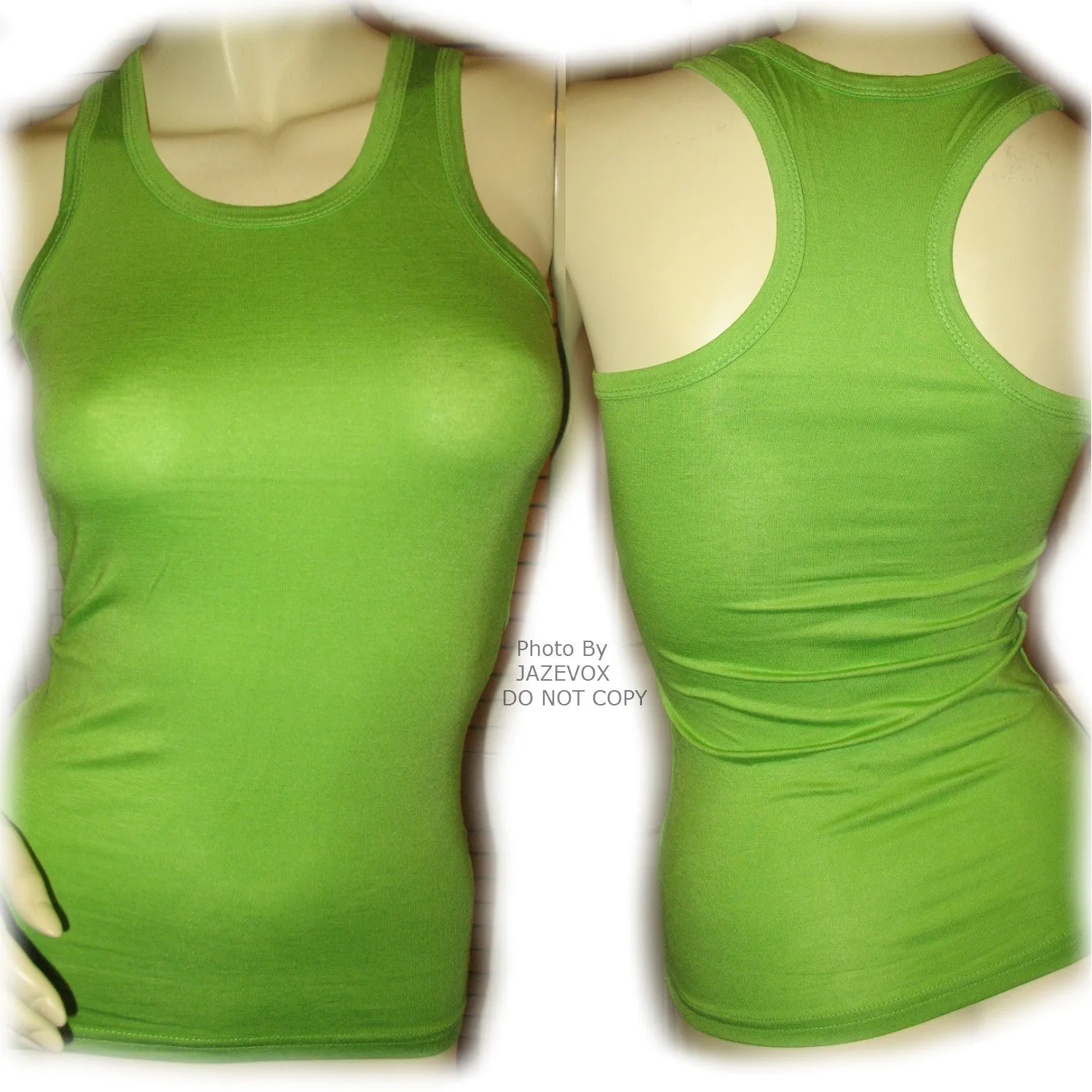 NEW Womens Solid Color Plain SLEEVELESS TANK TOP Racerback Shirt Summer Tops Clothes Clothing