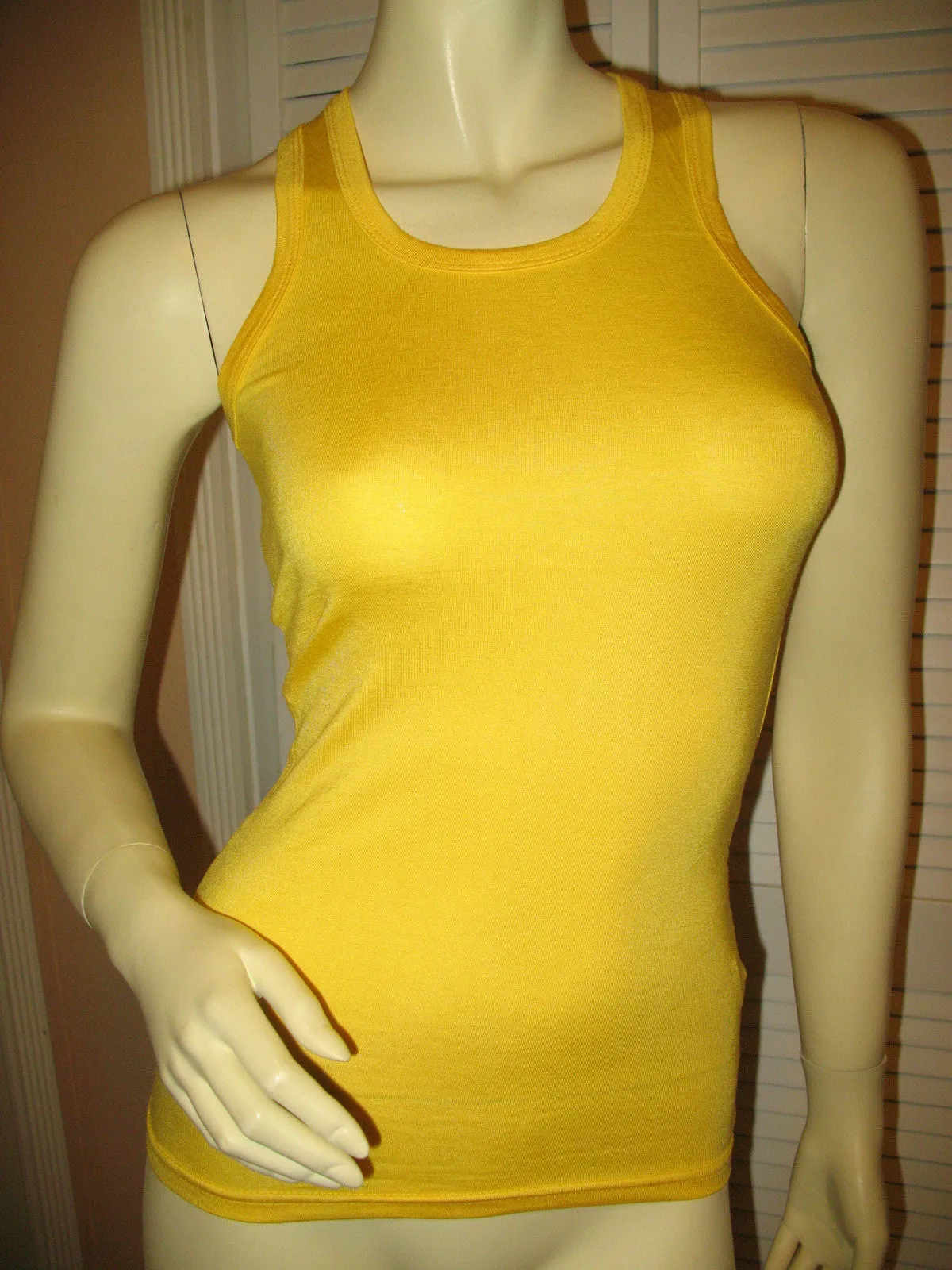 NEW Womens Solid Color Plain SLEEVELESS TANK TOP Racerback Shirt Summer Tops Clothes Clothing