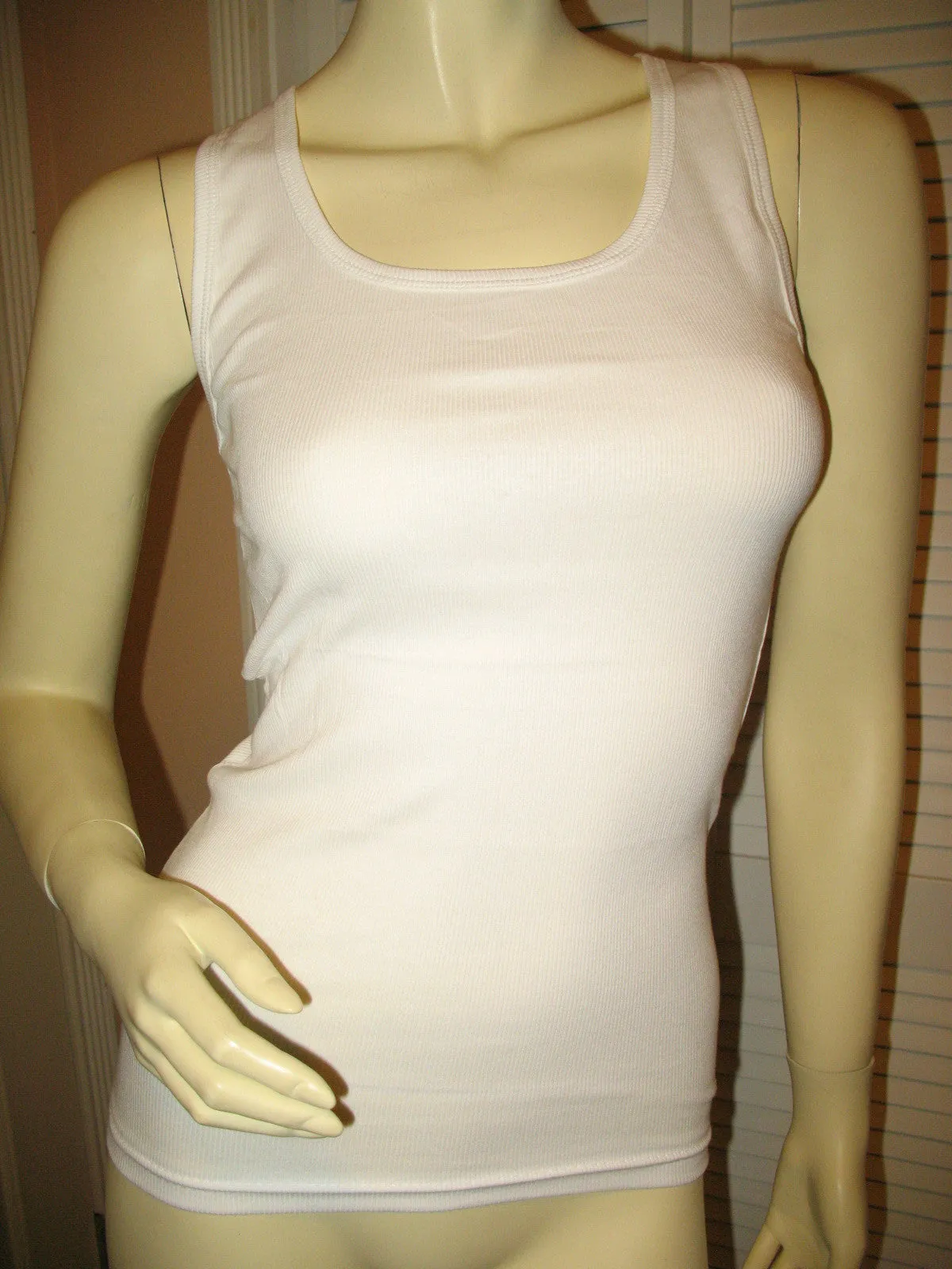 NEW Womens Solid Colored SLEEVELESS Ribbed TANK TOP Racerback Shirt Summer Tops Clothes Clothing