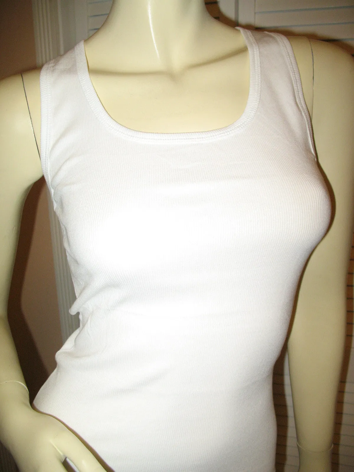 NEW Womens Solid Colored SLEEVELESS Ribbed TANK TOP Racerback Shirt Summer Tops Clothes Clothing
