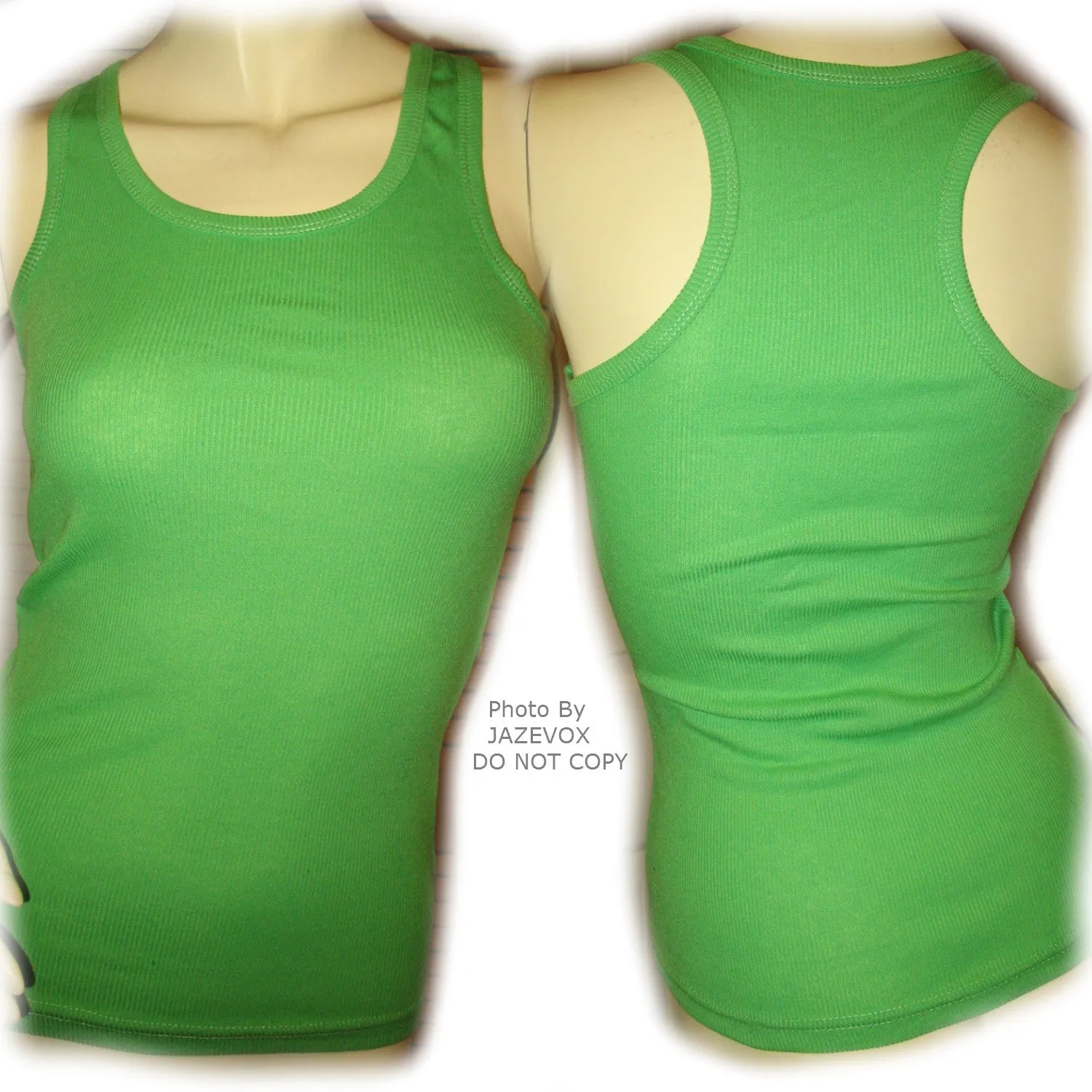 NEW Womens Solid Colored SLEEVELESS Ribbed TANK TOP Racerback Shirt Summer Tops Clothes Clothing