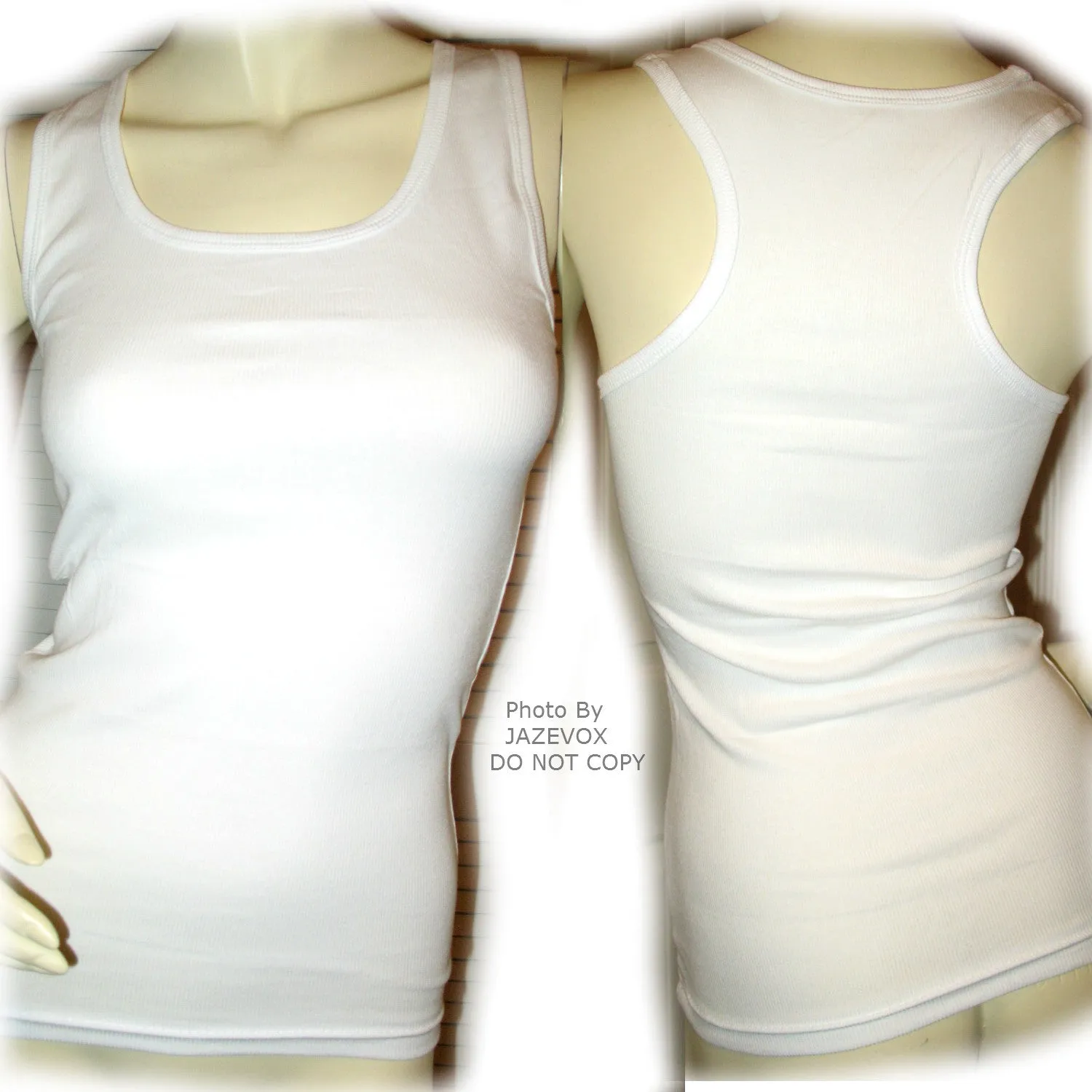 NEW Womens Solid Colored SLEEVELESS Ribbed TANK TOP Racerback Shirt Summer Tops Clothes Clothing