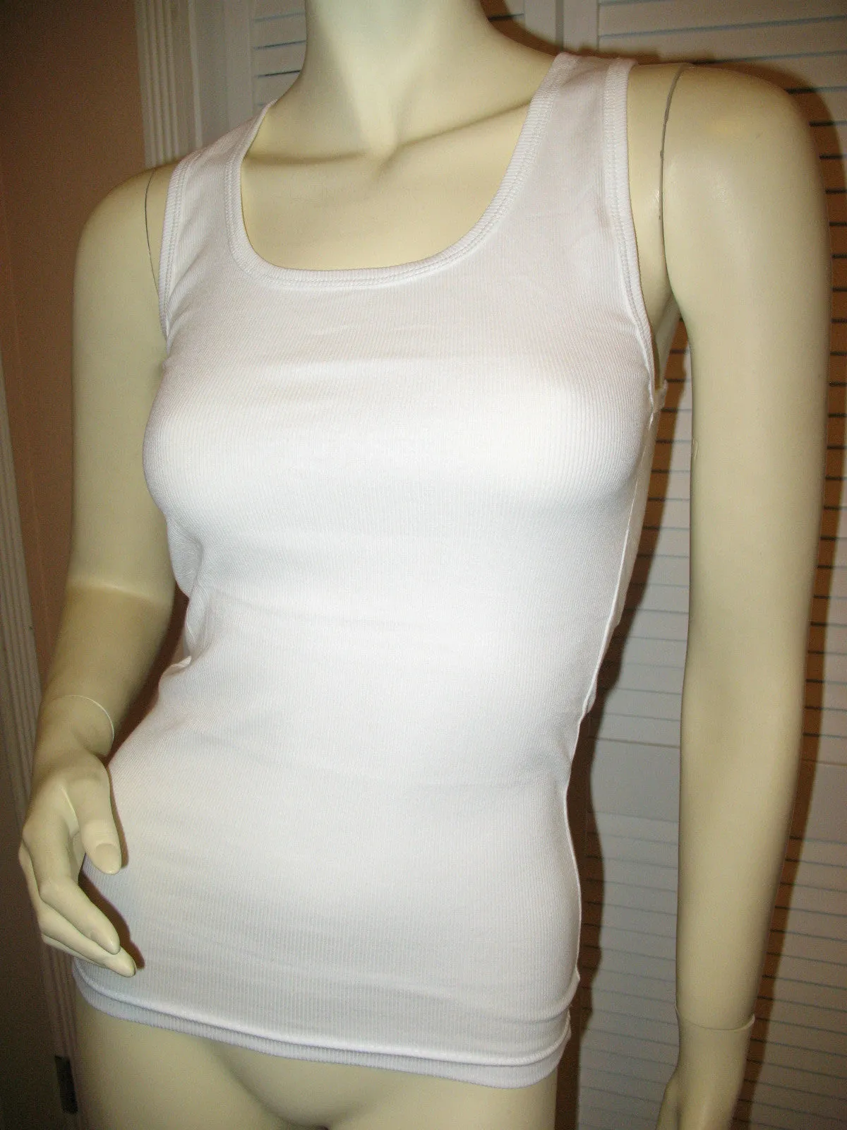 NEW Womens Solid Colored SLEEVELESS Ribbed TANK TOP Racerback Shirt Summer Tops Clothes Clothing