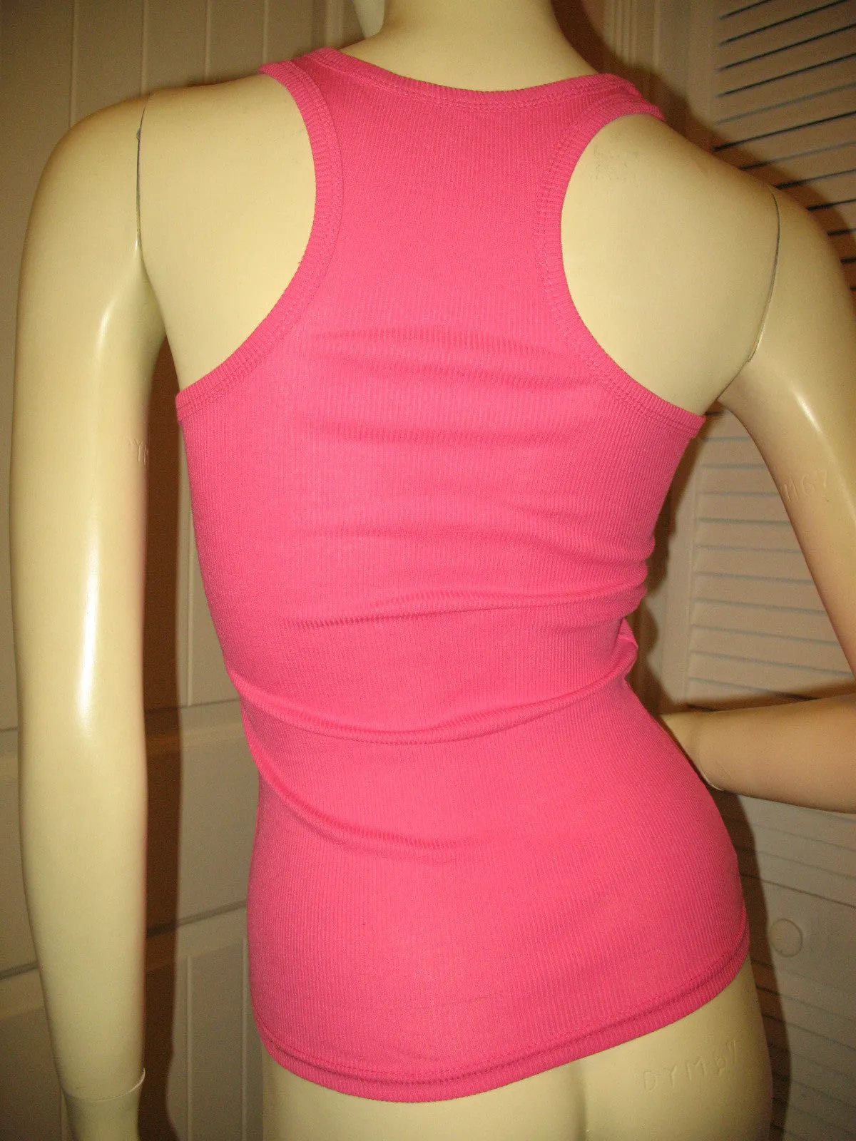 NEW Womens Solid Colored SLEEVELESS Ribbed TANK TOP Racerback Shirt Summer Tops Clothes Clothing