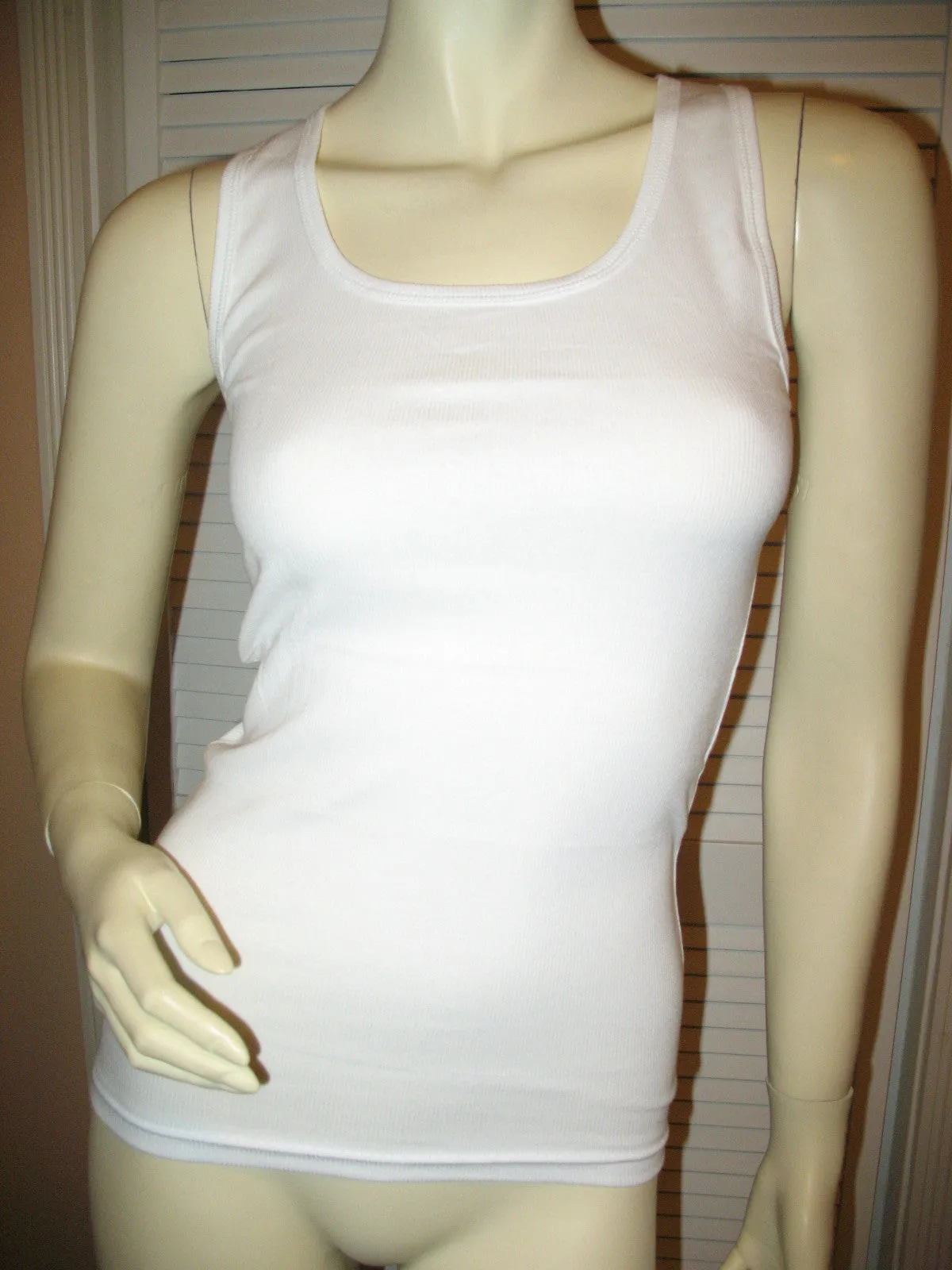 NEW Womens Solid Colored SLEEVELESS Ribbed TANK TOP Racerback Shirt Summer Tops Clothes Clothing