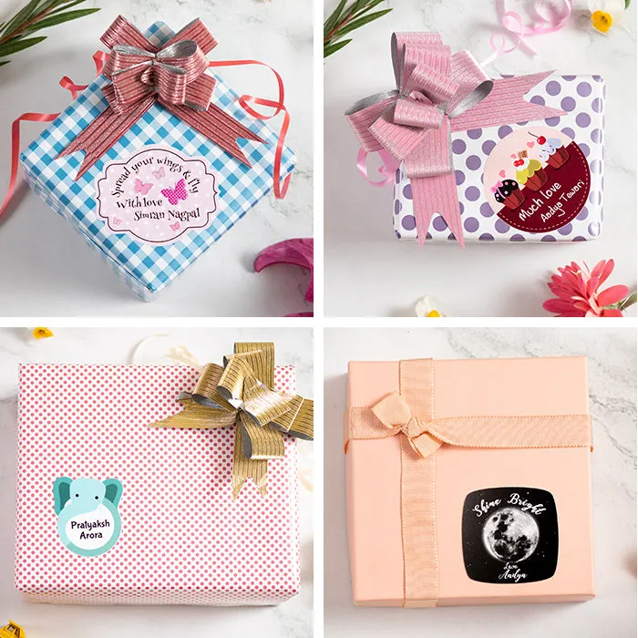 Personalised Gift Sticker - Cool Camou - Set of 60