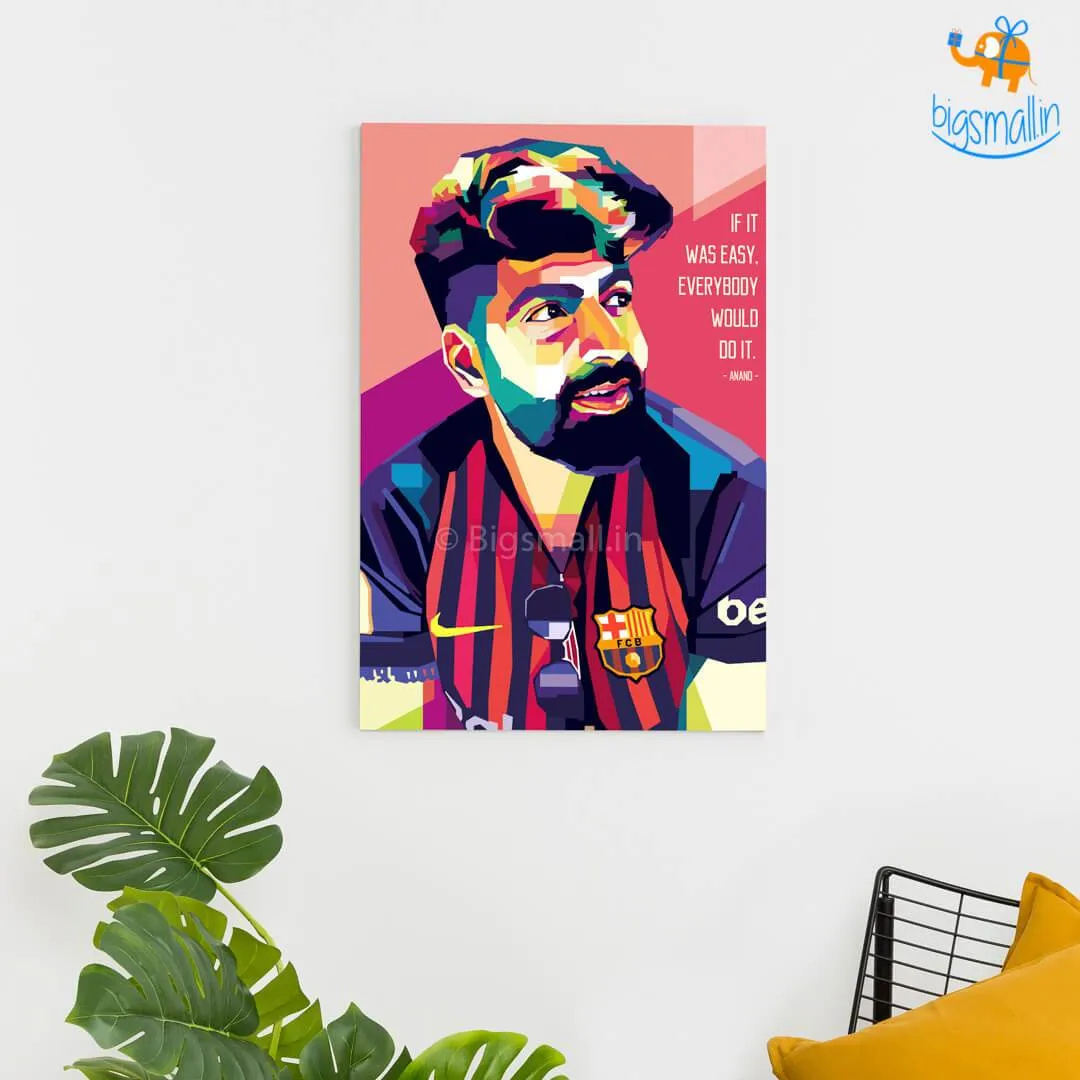 Personalized Pop Art Wooden Frame - Single Face | COD not available
