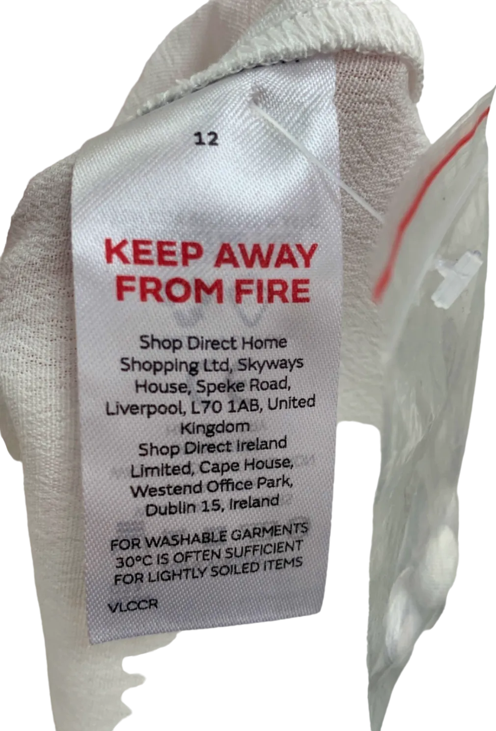Shop Direct White Button-Down Blouse UK Size 12