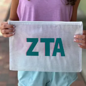 Sorority Zip Bag